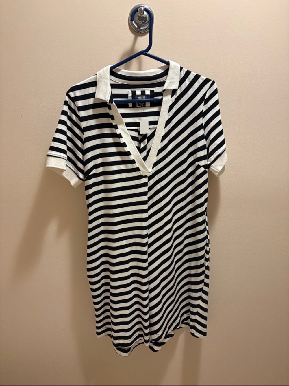 Anthropologie Maeve Black & White Striped Top